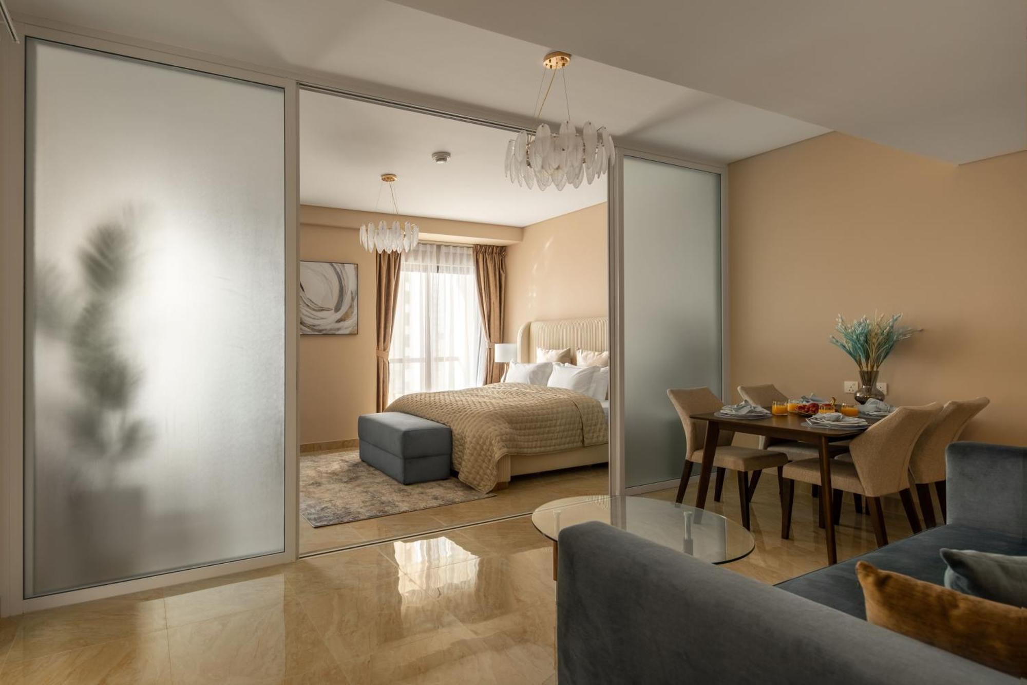 Apartamento Happy Academia Jbr Dubái Exterior foto