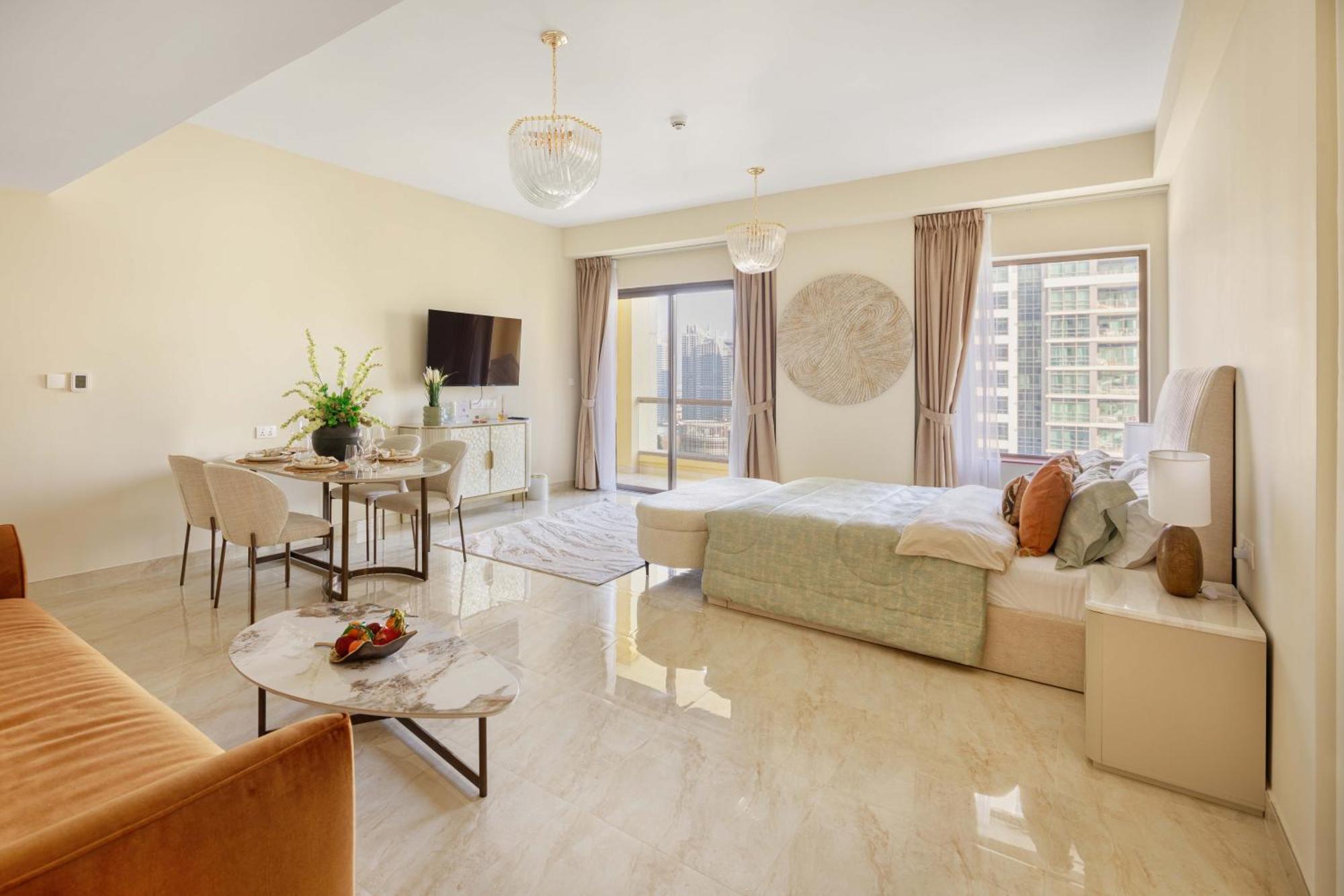 Apartamento Happy Academia Jbr Dubái Exterior foto